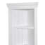 Tablette d'angle de 83,4 po de hauteur