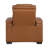 Cyrus Power Recliner w Headrest, Heat Massage, USB Ports, LED, Brown Leather-135407073