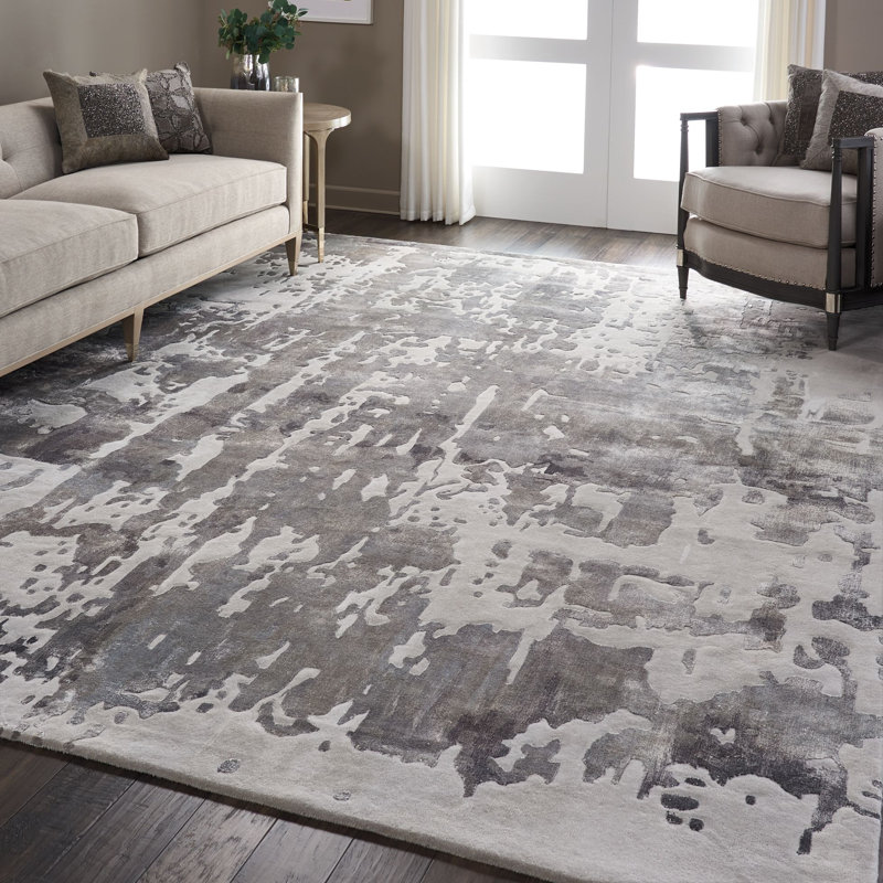 Barstow Abstract Hand Tufted Area Rug, Rectangle 114 x 175cm