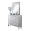 Mobilier de chambre à coucher 1 pièce Glam Style