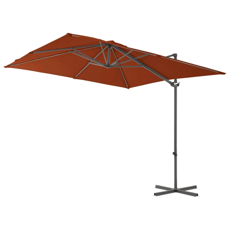 Jaxton 250cm Cantilever Parasol, Brown