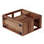 Table d'appoint roulante 12,6 po avec 2 tiroirs et rangement ouvert