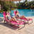 Longin Outdoor Metal Chaise Lounge-139947047