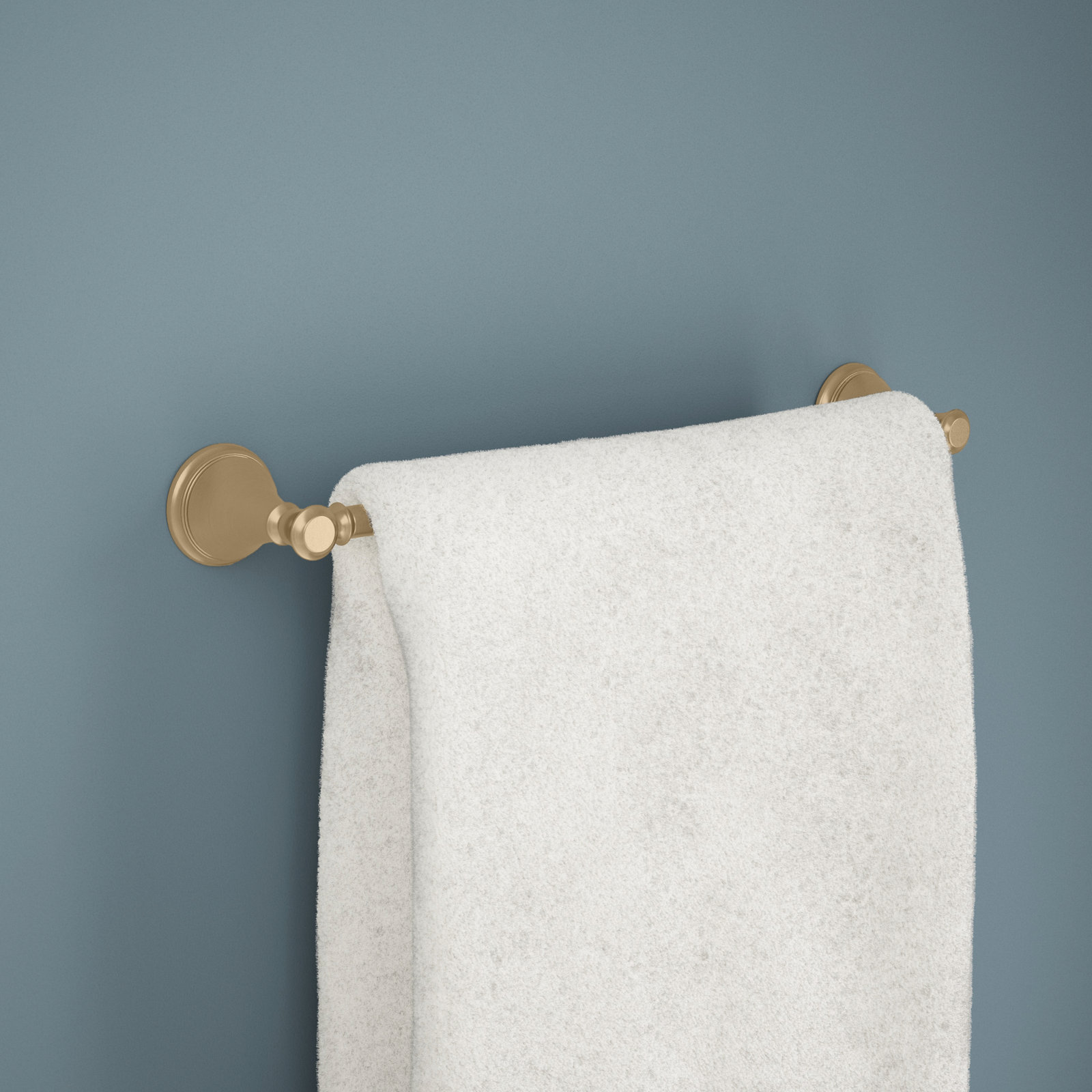 Cassidy™ 18" Wall-Mounted Towel Bar, Brilliance Champagne Bronze