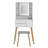 Vanity Desk Set With Square Mirror And Light, Small Vanity Table With Drawers