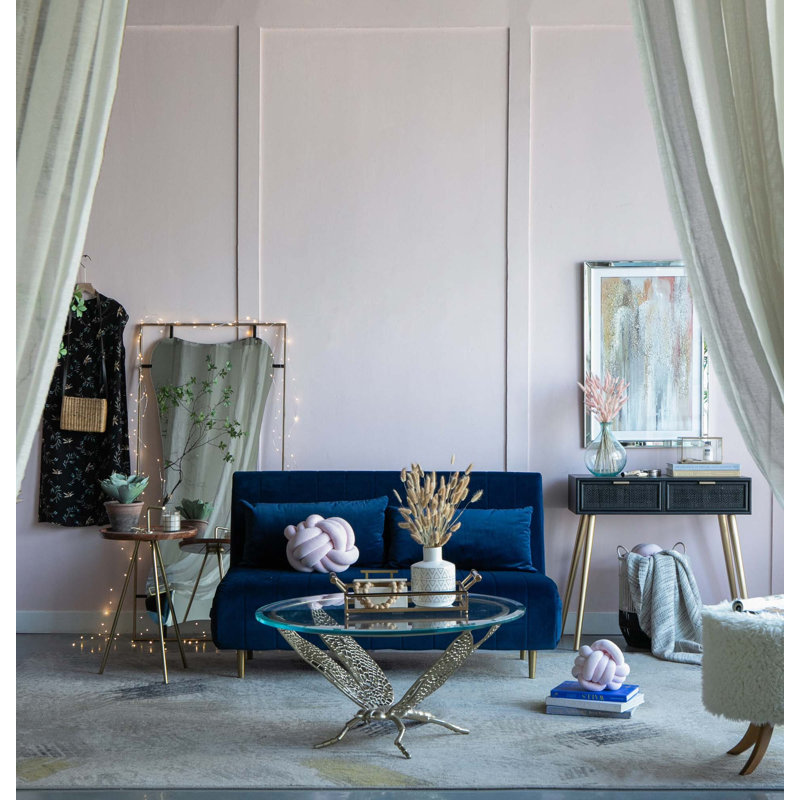 Miroir coquelicot 28 po x 60 po, décoration murale