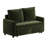  49" Modern Convertible Sleeper Loveseat with Pull-Out Bed, Adjustable Backrest & Side Storage Pockets-131377372