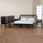 Kedzie Baxton Studio Florica Art Deco Black Wood Queen 5-Piece Bedroom Set