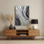 Art mural abstrait en métal vert 88-231746394