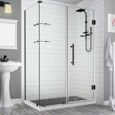 Bromley GS 34" x 72" Rectangle Hinged Shower Enclosure