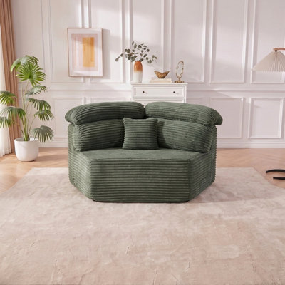 Méridienne de 53 po avec coussin enveloppant