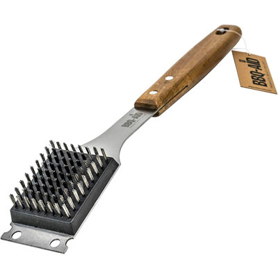 Brosse de nettoyage antiadhésive en acier inoxydable