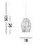 Mynatt 1 - Light Chrome Cone Pendant