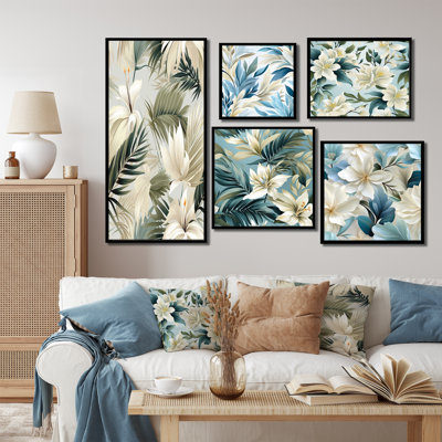 Berlin - Tropical Wall Art Prints Set Of 5