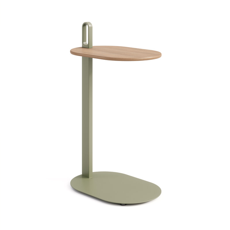 Alden Laptop Table, European Beech, Pale Green