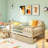 Wood Frame Twin Daybed With Two Drawers-931830989
