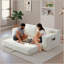 Canapé-lit à mémoire de forme convertible en mousse viscoélastique convertible 2 en 1, sans assemblage pour le bureau-107670271