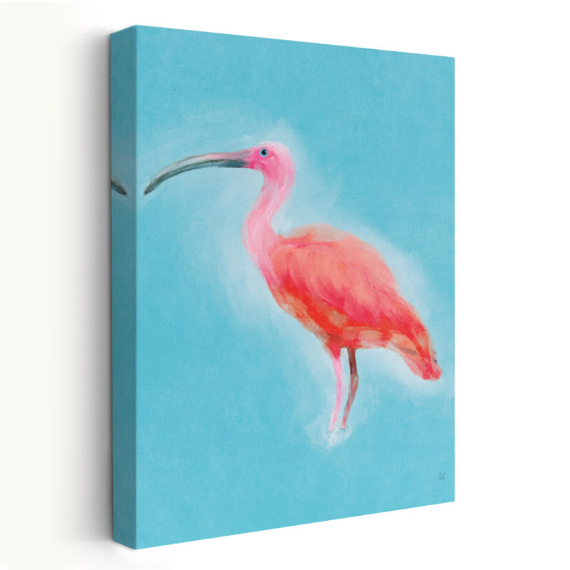 Oiseaux vifs II - animaux, art bleu vif, 24" H x 16" W