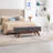 Teddy Wool Fabric, Solid Wood Feet For Solid Weighing, And Bed End Stool With Storage Function（ONLY OTTOMAN)-2098662785