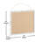 Mattson Commercial Wall Mount Framed Linen Board with Included Wooden Push Pins-91483721-91483719