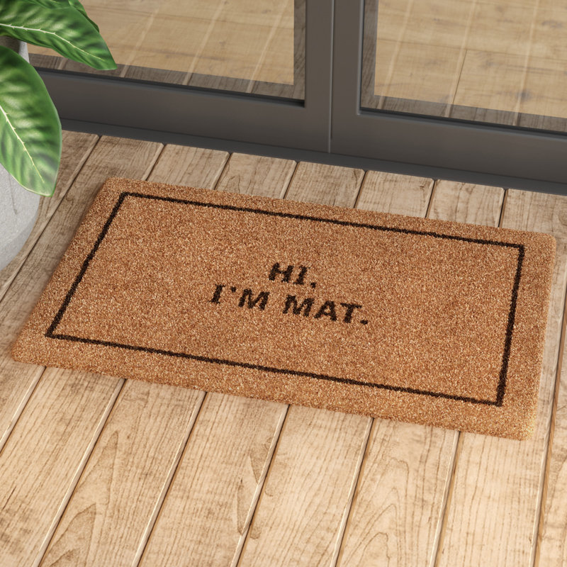 Martrud Non-Slip Outdoor Doormat - Thumbnail 2