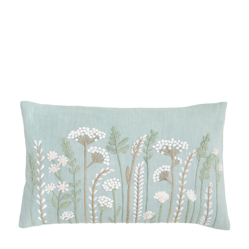 Animal Print Blue Square Cushion