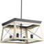 Lustre carré de style lanterne à 4 lumières Uschi-1535049675