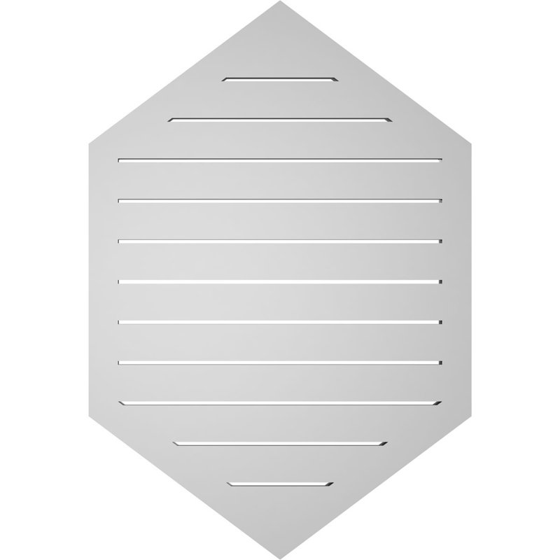 Pente verticale verticale en uréthane 9 pi, H 1,5 po x l 26 po x L 38 po