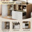 Crain 39"W - Modern File Storage Cabinet With  Adjustable Shelves and Open Storage For Home Office-675346169