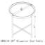 Tray Top End Table