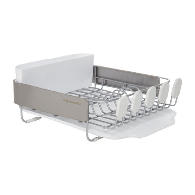 KitchenAid® Compact Stainless Steel Dish Rack, 16.06-Inch