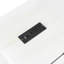 Grand lit escamotable avec grands tiroirs et USB, blanc brossé-419927617