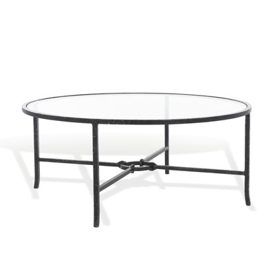 Markley Forged Metal Round Coffee Table by Everly Quinn
