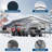 20x20 FT Heavy-Duty Metal Carport with LED Light, Reinforced Base, and Galvanized Steel Roof – Outdoor Portable Car Garage and Canopy Shelter for Boats, SUVs, and Full-Sized Pickup Trucks