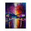 Colourful Trees At Sunset By The Riverside I - Landscape Forest Modern Wall Clock-1805792831