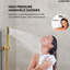 Pressure-Balanced Shower System ,10-Inch Rainfall Shower Faucet with Rough-in Valve-73468215-132487479