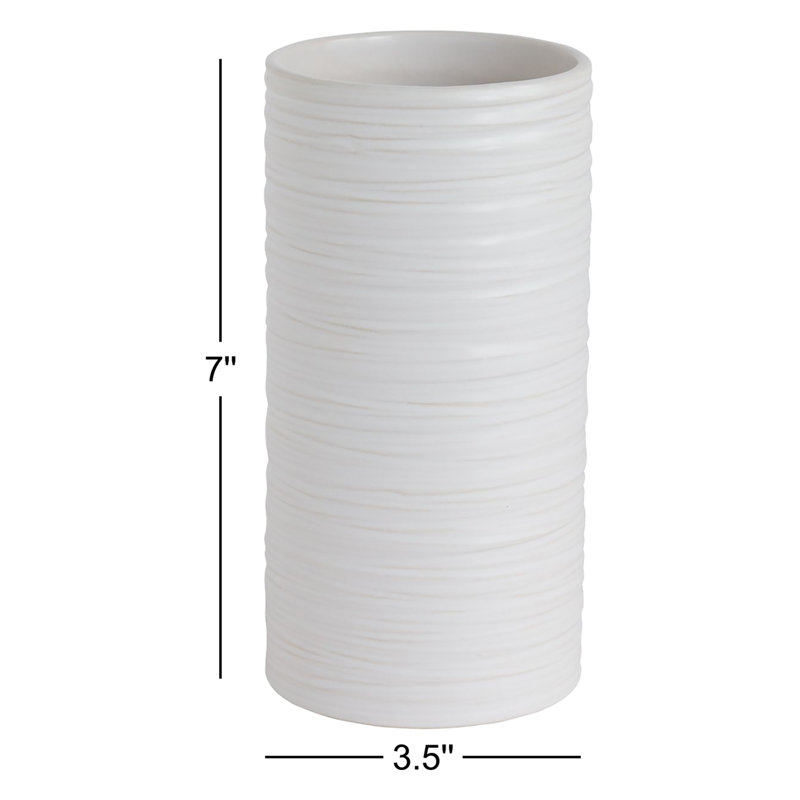 Canella 7'' Ceramic Table Vase