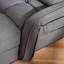 Fauteuil-lit convertible rembourré avec oreiller_W2225P