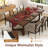 71 Inch Solid Wood Dining Table For 4-8 People, Farmhouse Rustic Real Wood Kitchen Rectangular Dinner Table For Dining Room,Home Office-1227499199