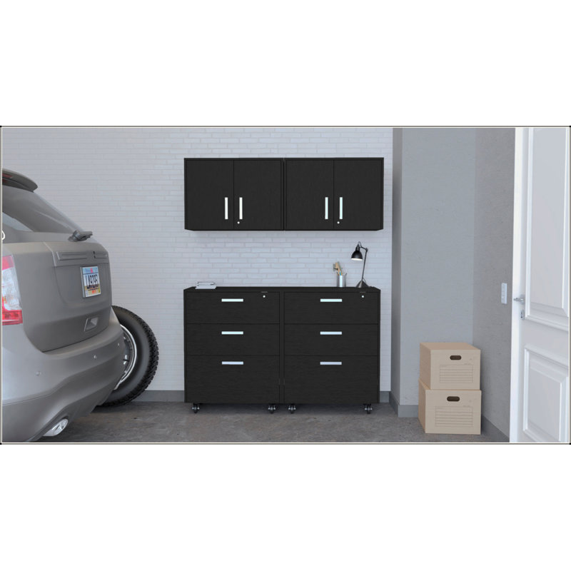 Black 2 Piece Garage Set