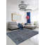 Tapis noir en laine noué à la main de conception unique 2000 pi 5 pi 5 po x 8 pi 5 po Olatz