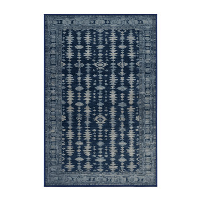 Machine Washable Overdyed Gray Area Rug