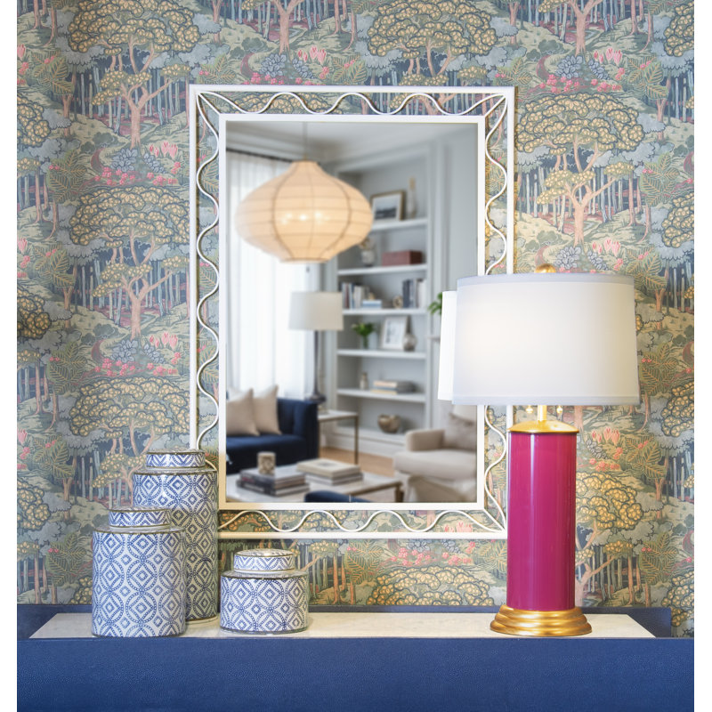 Coastal Metal Rectangle Wall Mirror