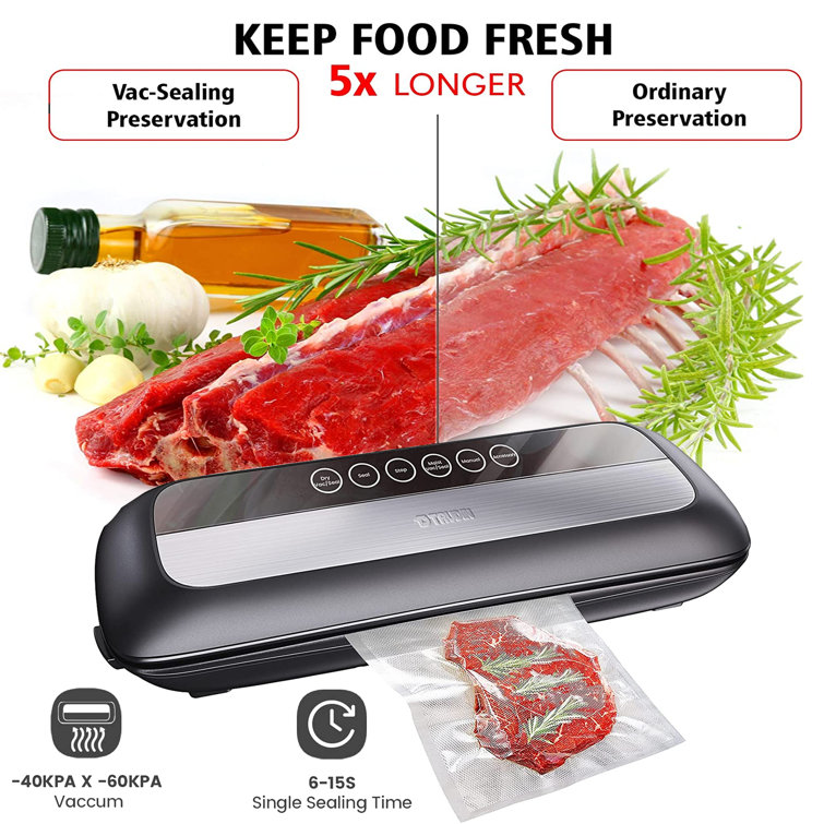 Koios Vacuum Sealer, 80Kpa Automatic Food Sealer with Cutter with