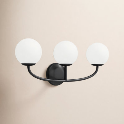 Alain 3 Light Frosted Dimmable Vanity Light