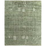 Agape Modern Abstract Green Area Rug