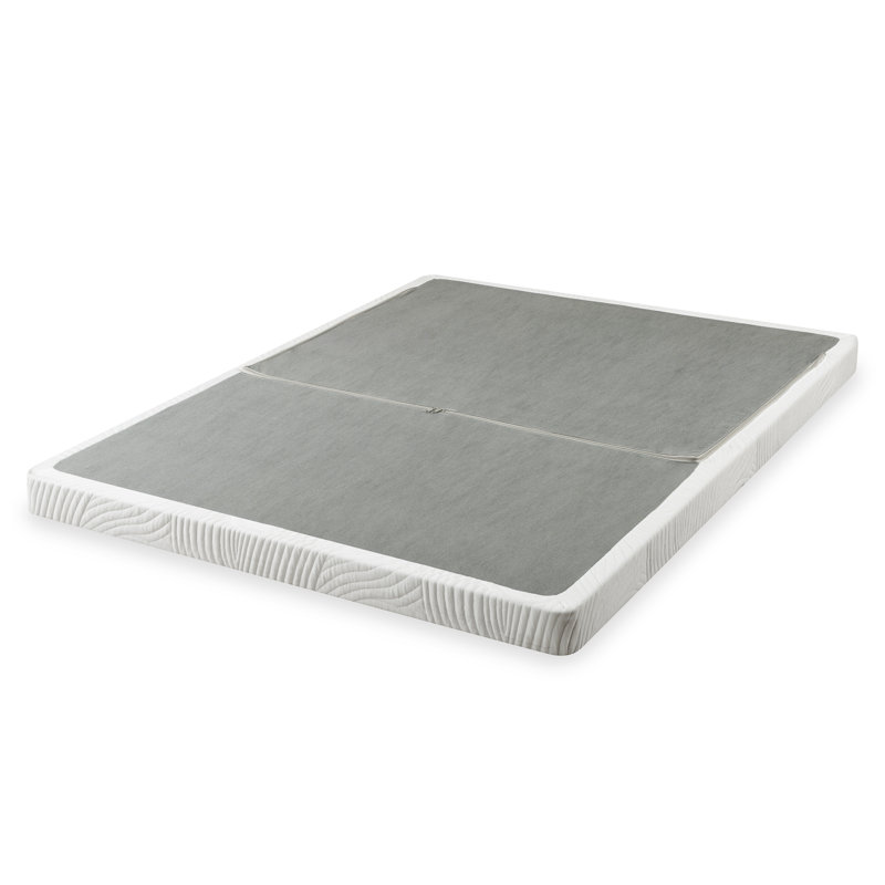 Queen Low Profile Folding Metal Box Spring with Polyester Cover