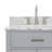 Aberdeenshire 36" Single Bathroom Vanity with Carrara White Marble Top-85364243