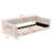 Upholstery Daybed And Side Storage Pocket-1891249667