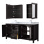 Ensemble de meuble-lavabo double 72 "avec miroir Daria-70404267-118618569-70404269